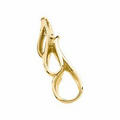 14K Yellow Gold Freeform Pendant